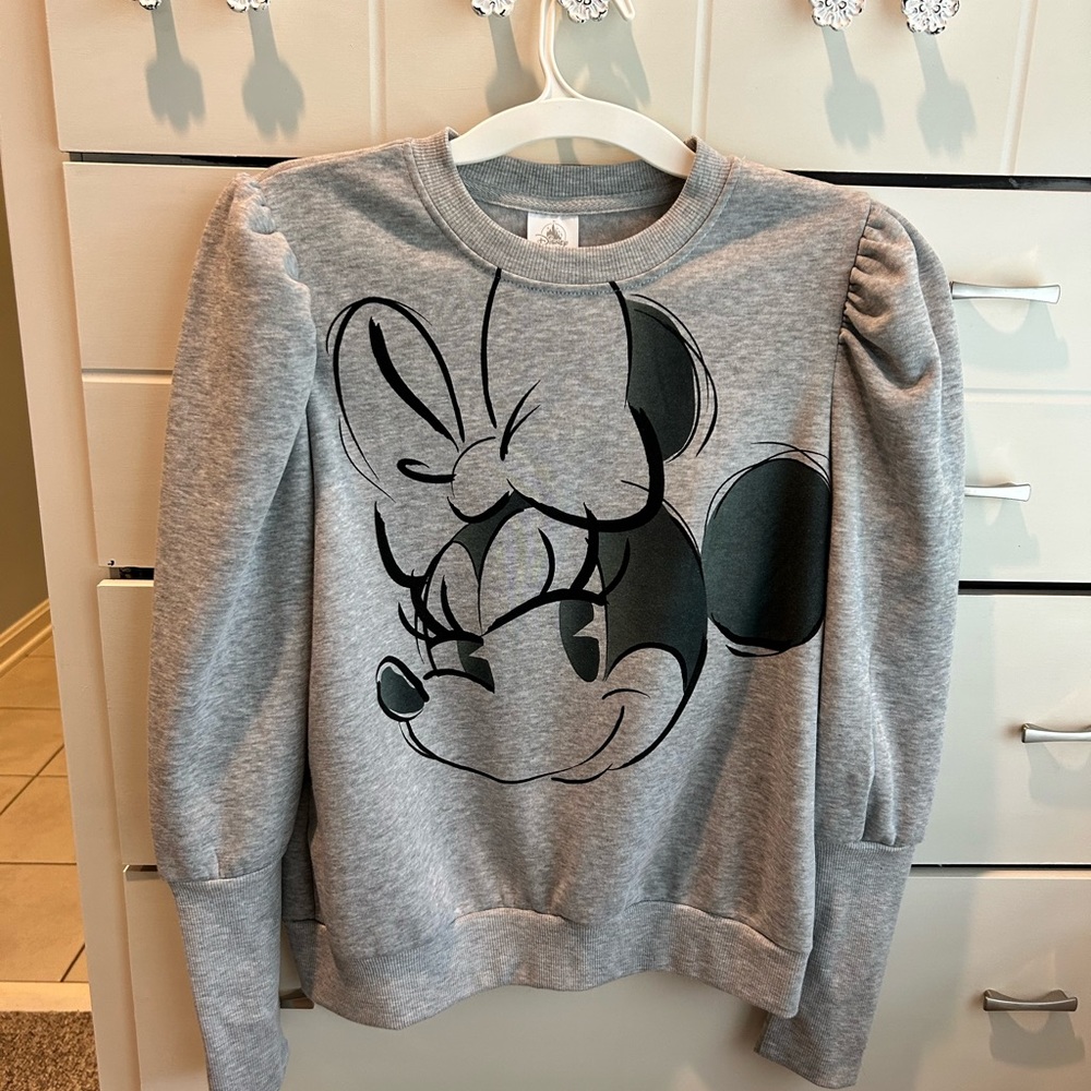 Minnie Mouse puff sleeve sweatshirt